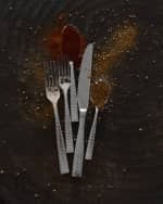 Image 2 of 2: Fortessa 20-Piece Lucca Faceted Flatware Service