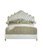 Image 2 of 6: Haute House Daniella Tufted Queen Bed