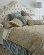 Image 3 of 6: Haute House Daniella Tufted Queen Bed