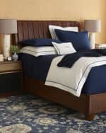 Image 1 of 5: Longfellow Queen Leather Bed