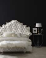 Image 1 of 3: Haute House Daniella Tufted King Bed