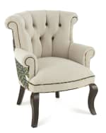 Image 4 of 4: Haute House Cream Peacock Chair