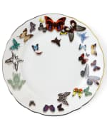 Image 1 of 3: Christian LaCroix X Vista Alegre Butterfly Parade Dinner Plate