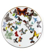 Image 1 of 2: Christian Lacroix Butterfly Parade Dessert Plate