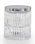 Image 1 of 2: Labrazel Prisma Clear Crystal Canister