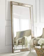 Image 4 of 5: Aldina Beaded Floor Mirror, 79"T