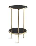 Image 4 of 4: Global Views Galen Tiered Side Table