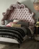 Image 1 of 3: Haute House Maria Tufted King Bed