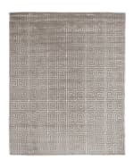 Image 3 of 3: Exquisite Rugs Diona Greek Key Rug, 9' x 12'