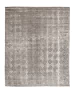 Image 3 of 3: Exquisite Rugs Diona Greek Key Rug, 8' x 10'