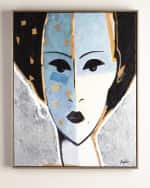 Image 1 of 2: RFA Fine Art "Madame X Blue" Giclee on Canvas Wall Art
