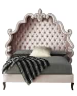 Image 3 of 4: Haute House Maria Queen Tufted Bed