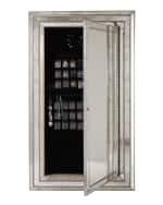 Image 4 of 6: Hooker Furniture Glam Floor Mirror With Jewelry Armoire Storage 82"
