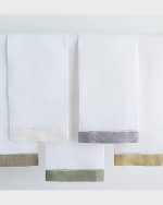 Image 2 of 5: Sferra Guest Towels, 2-Piece Set
