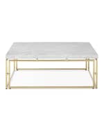 Image 3 of 6: John-Richard Collection Calabria Marble-Top Coffee Table