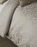 Image 1 of 5: Lili Alessandra Queen Jackie Jacquard Duvet Cover