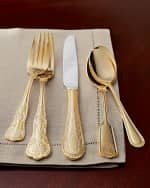 Image 5 of 5: Towle Silversmiths 90-Piece Gold-Plated Hotel Flatware Service