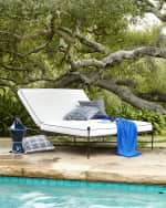Image 1 of 3: Avery Neoclassical Outdoor Double Chaise