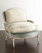 Image 1 of 4: Old Hickory Tannery Misty Bergere Chair