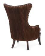 Image 4 of 4: Old Hickory Tannery Martha Leather Wing Chair