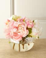 Image 1 of 2: John-Richard Collection Chantilly Lace Faux-Floral Arrangement