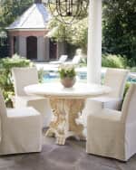 Image 2 of 4: 42" Scrollwork Outdoor Dining Table