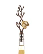 Image 3 of 3: Michael Aram Gold Orchid Wine Stopper