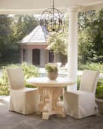Image 2 of 4: 60" Scrollwork Outdoor Dining Table