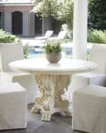 Image 1 of 3: 60" Scrollwork Outdoor Dining Table
