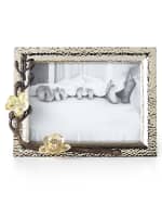 Image 1 of 3: Michael Aram Gold Orchid 5" x 7" Picture Frame