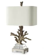 Image 3 of 3: Couture Lamps Poseidon Coral Table Lamp