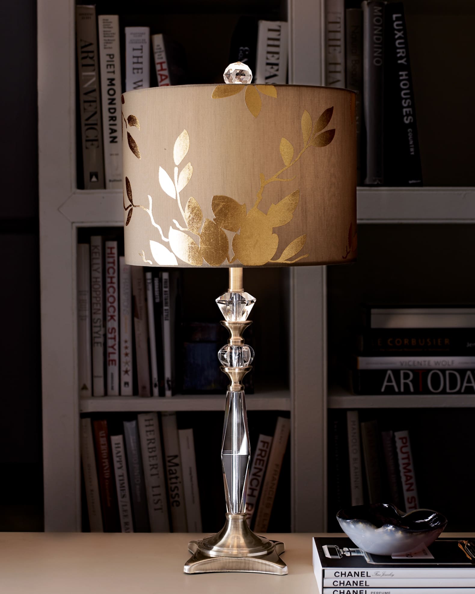Couture Lamps Golden Leaf Table Lamp