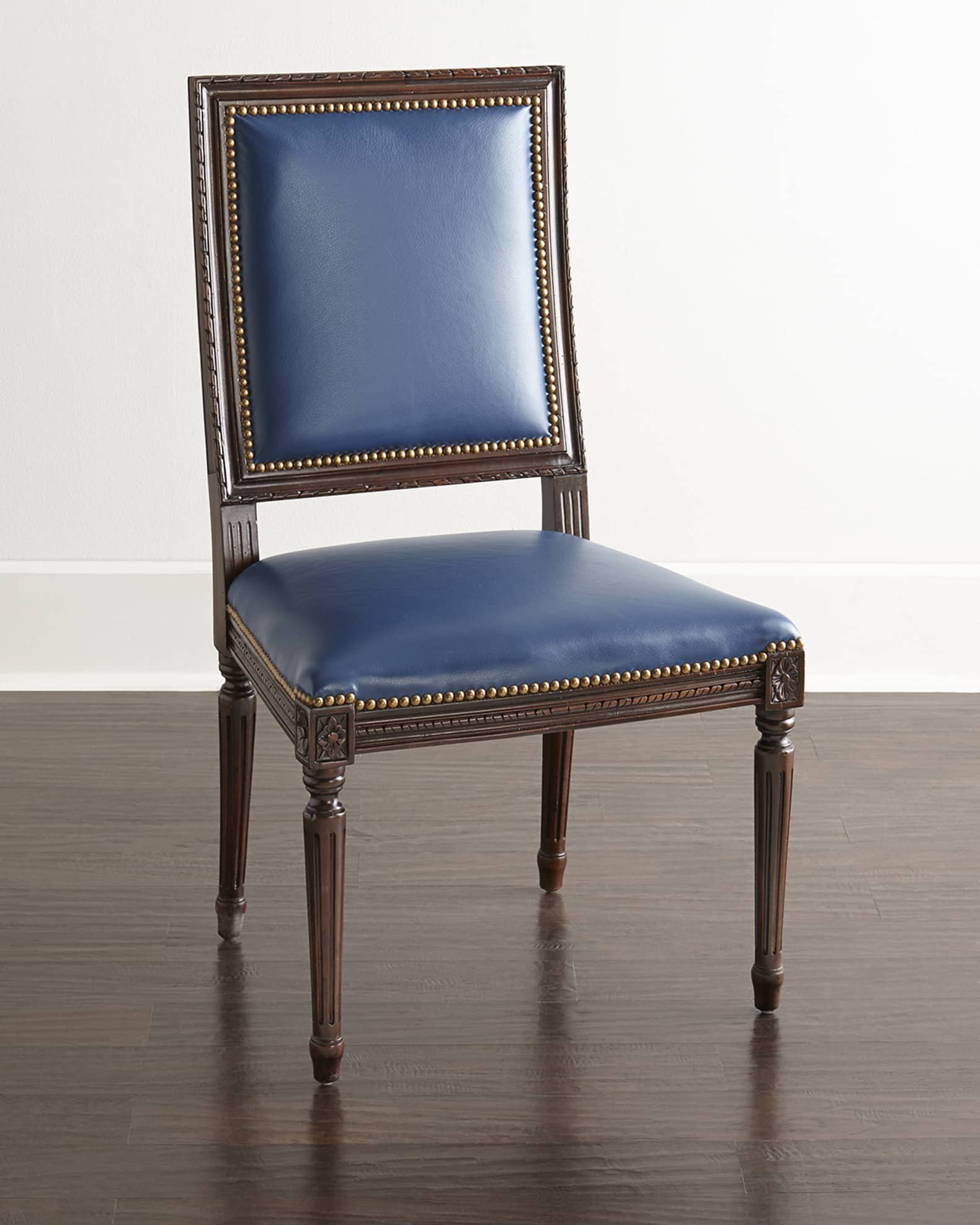 Massoud Ingram Leather Dining Chair, B6