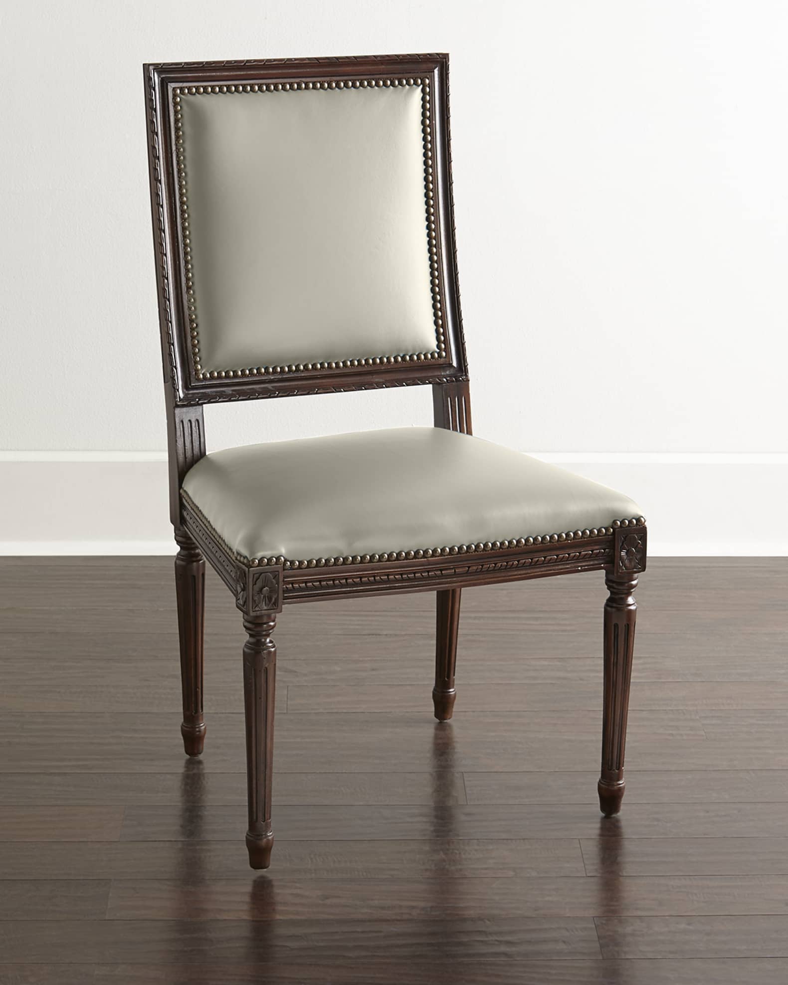Massoud Ingram Leather Dining Chair, D9