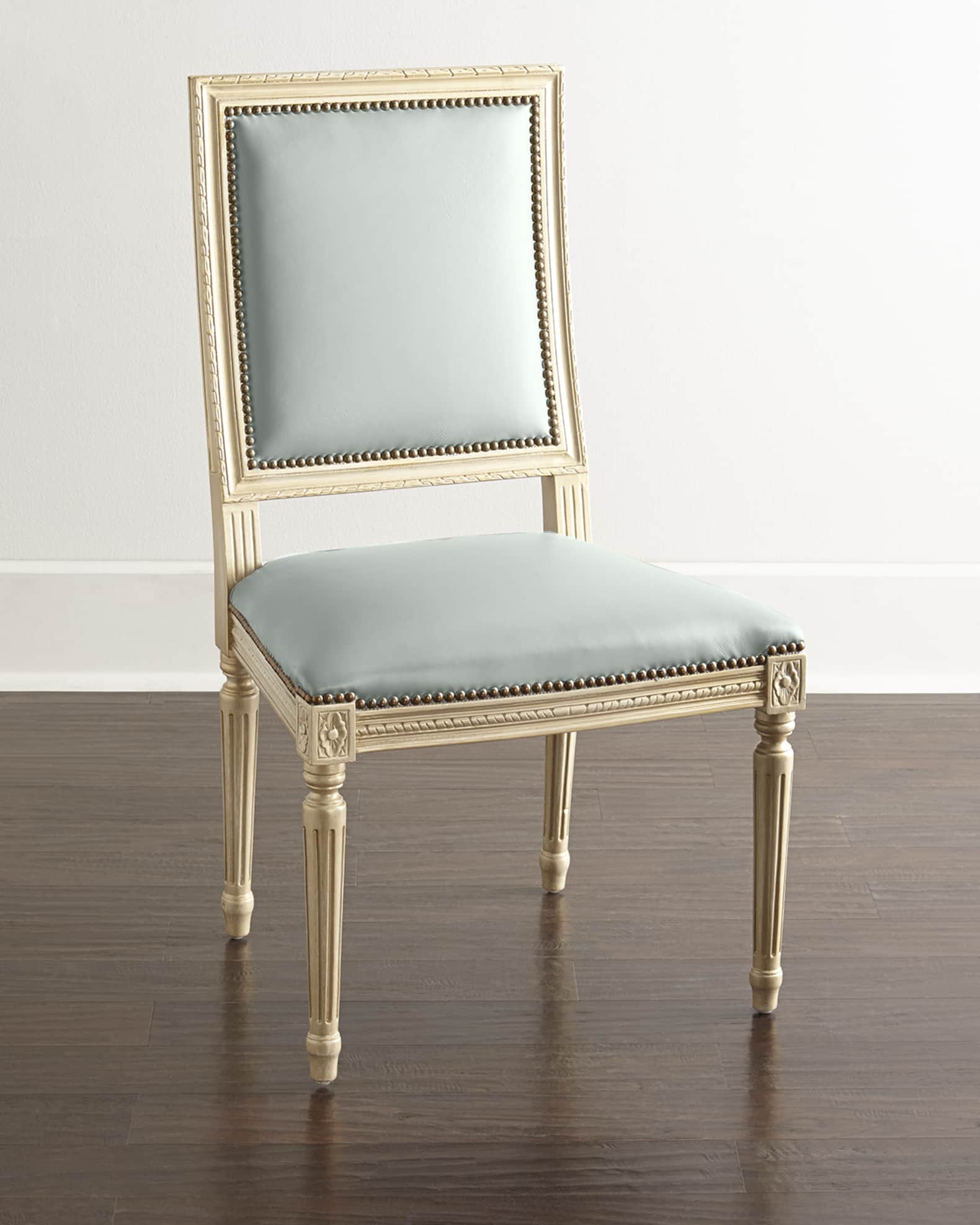 Massoud Ingram Leather Dining Chair, E8