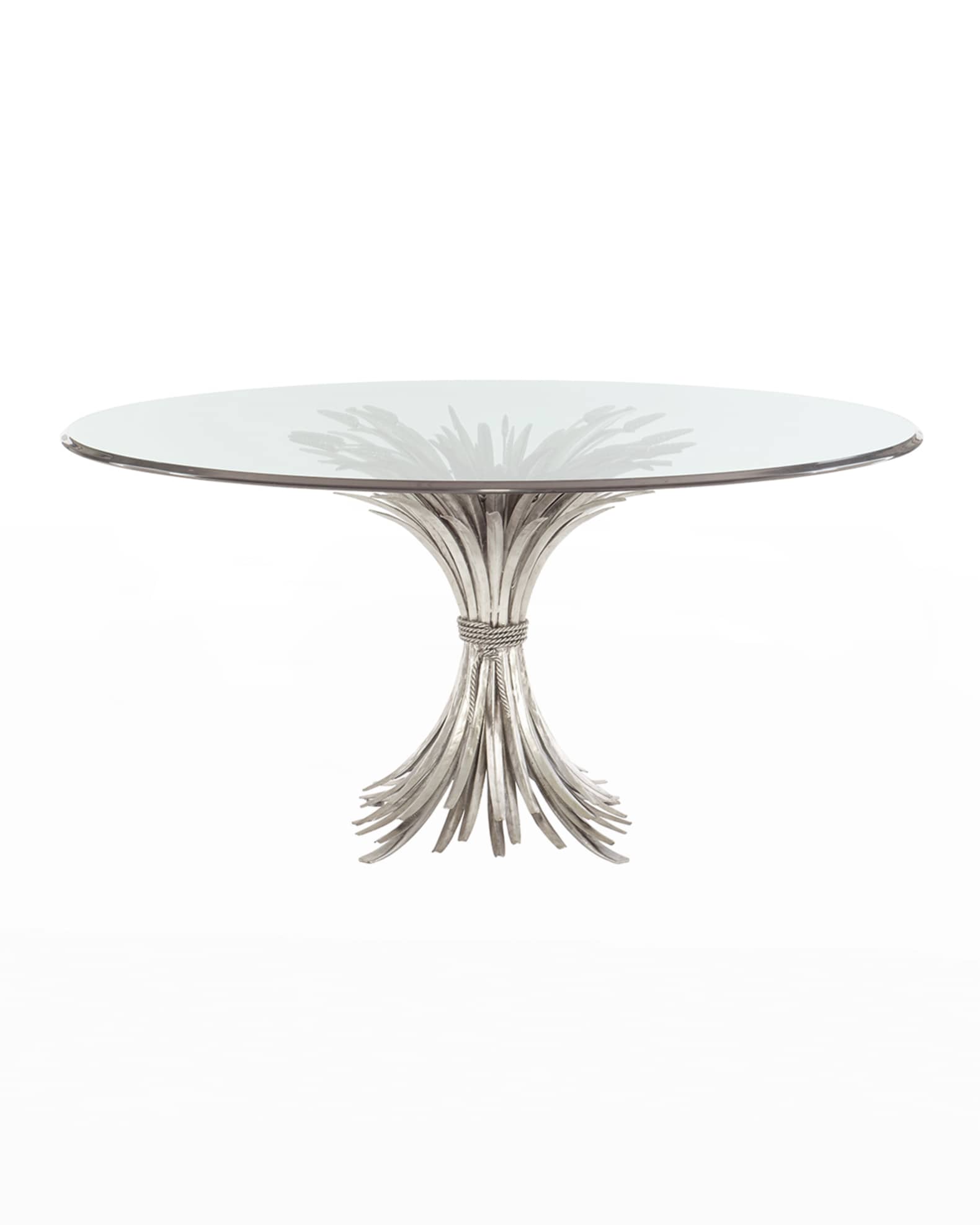 Bernhardt Gwinn 54" Glass-Top Dining Table