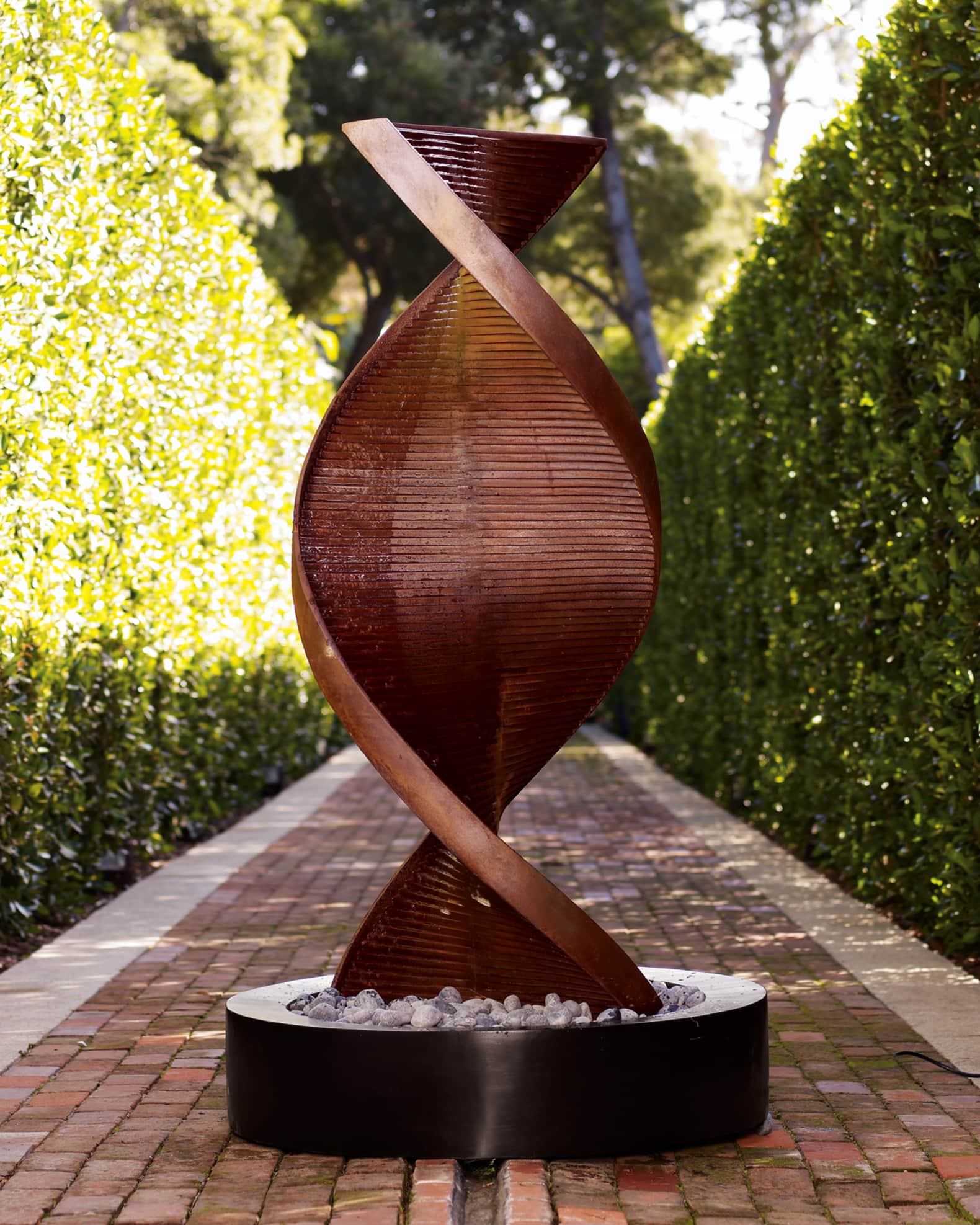 The Phillips Collection Twisted Copper Fountain