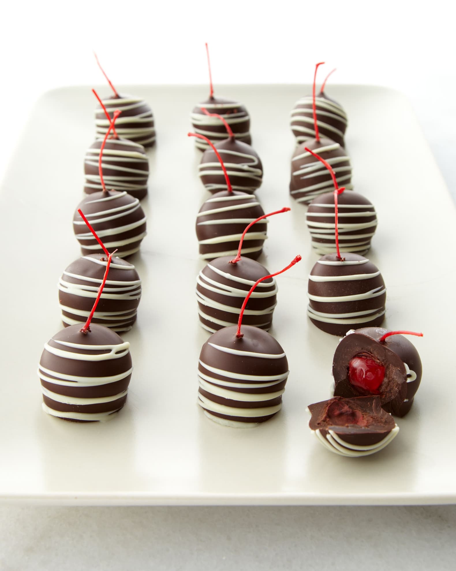Chocolate Covered Company Dark-Chocolate Maraschino Cherries