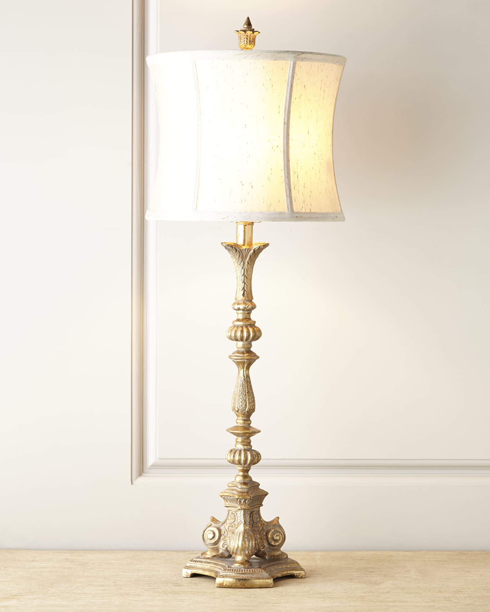 Couture Lamps Silver Etienne Table Lamp