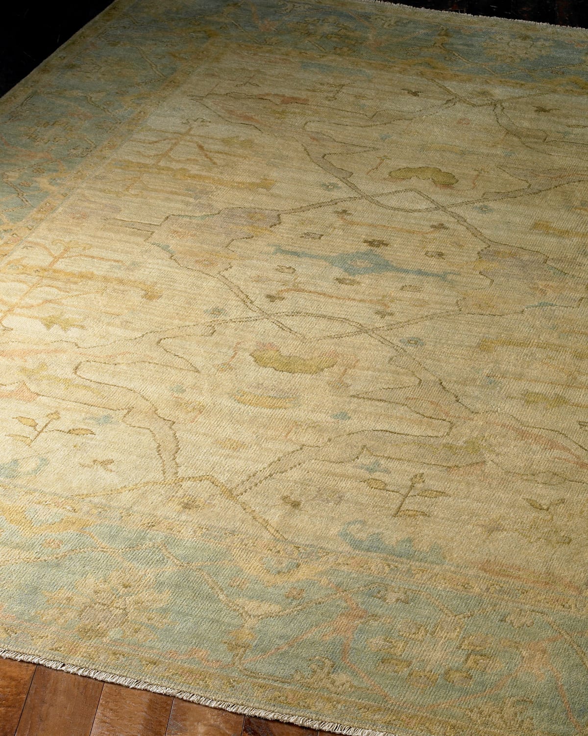 Ocean Light Oushak Rug, 10' x 14'