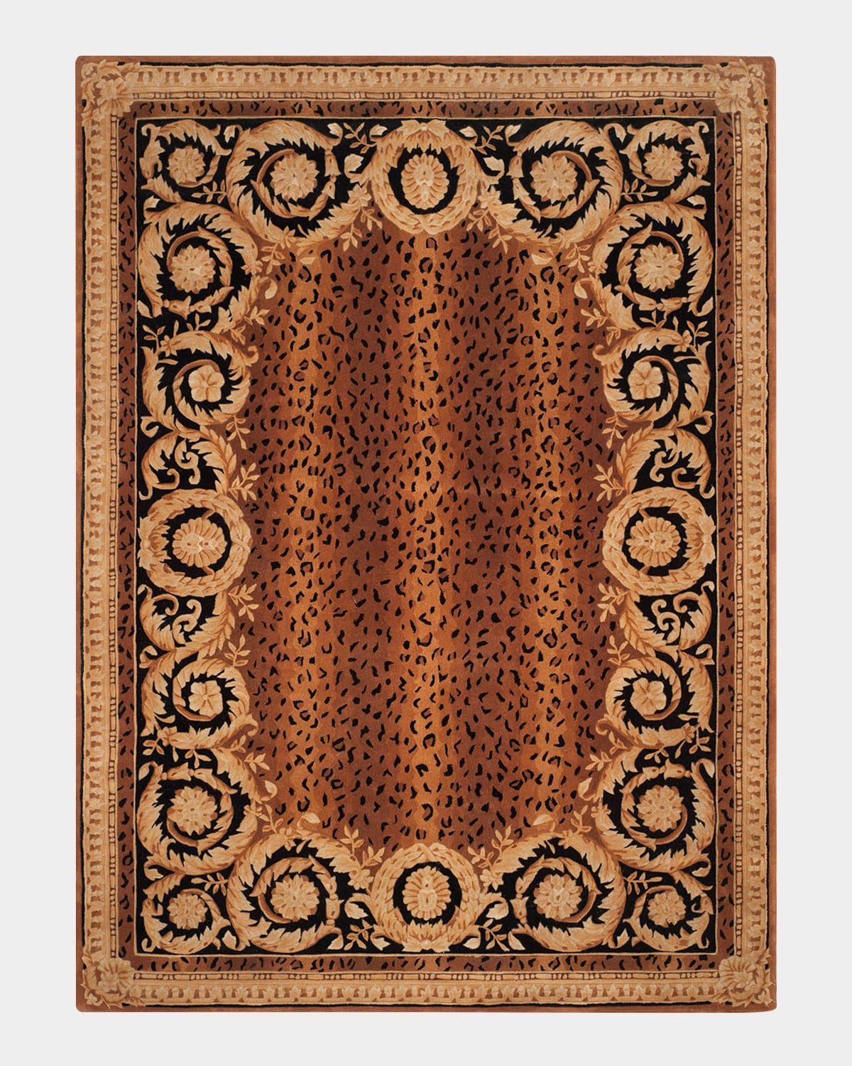 Roman Leopard Rug, 8' x 11'
