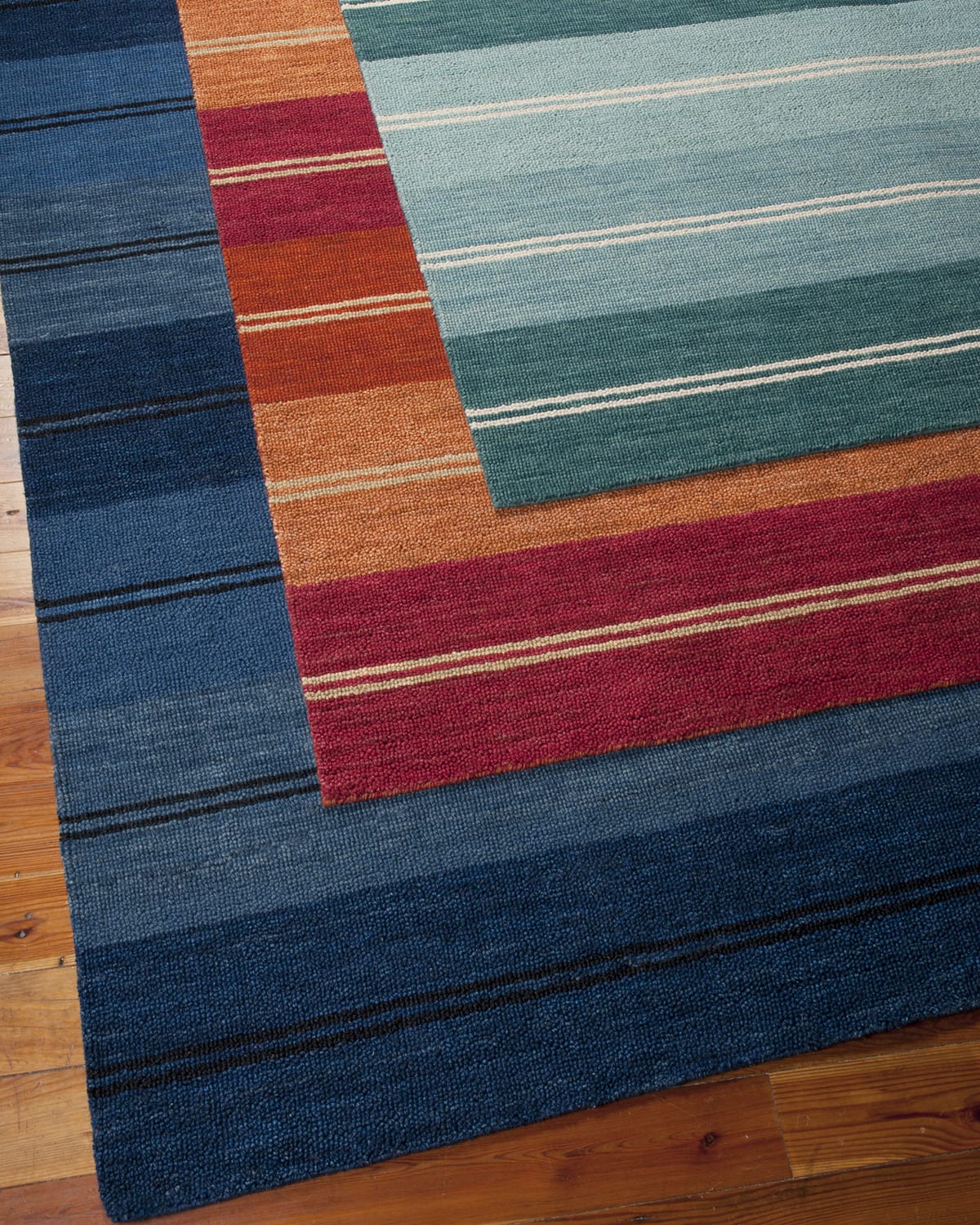 Villa Stripes Flatweave Rug, 8' x 11'