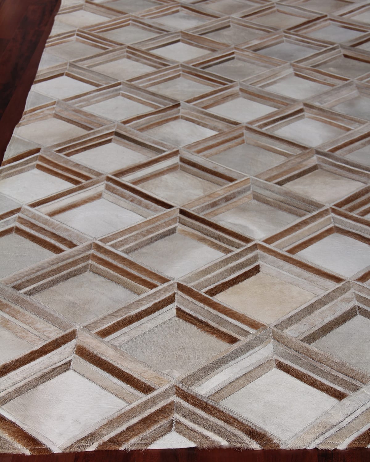 Mc Call Hairhide Rug, 5' x 8'