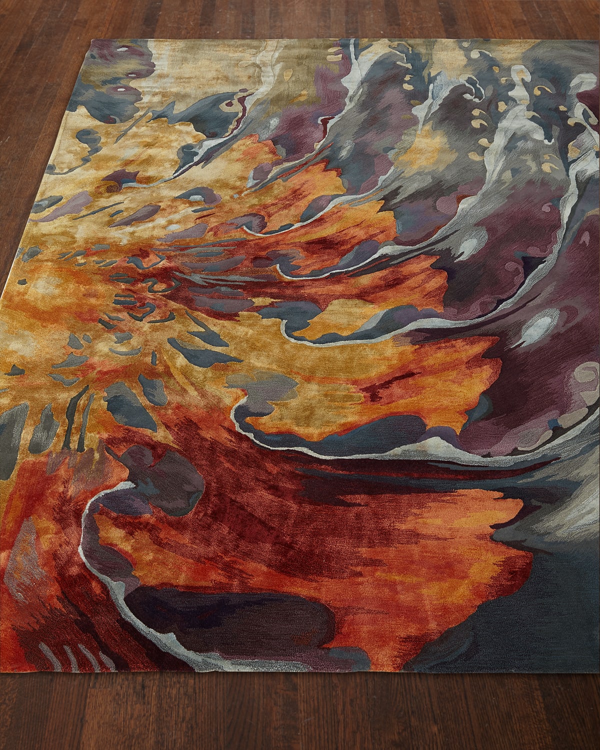 Prismatic Sunburst Rug, 6' x 8'