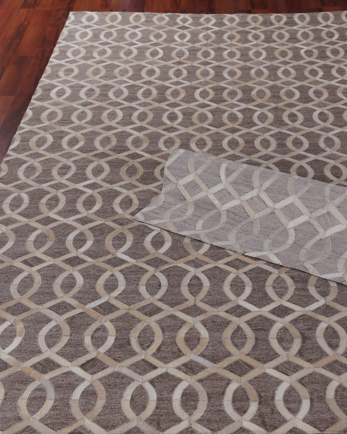 Bowie Berlin Hairhide Rug, 5' x 8'