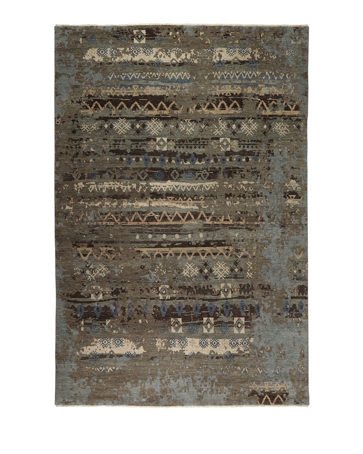 Denley River Hand-Knotted Rug, 6' x 9'