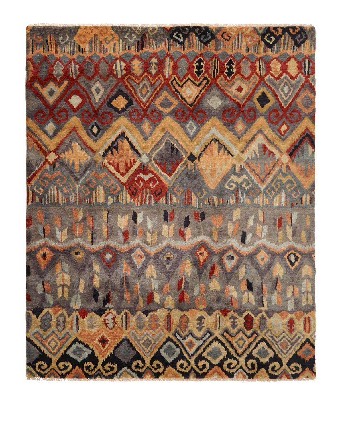 Noam Earth Hand-Knotted Rug, 8' x 10'