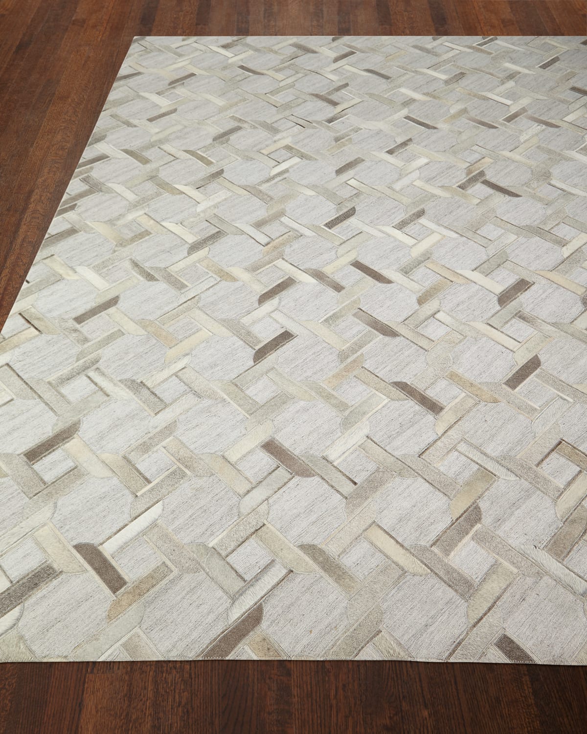 Diem Hairhide Rug, 5' x 8'