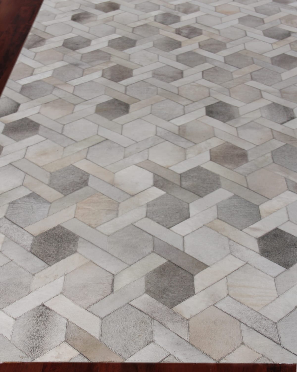 Dara Hand-Stitched Hairhide Rug, 8' x 11'