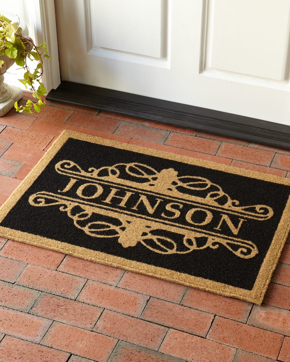 Custom Baldwin Monogram Rug, 2' x 3'